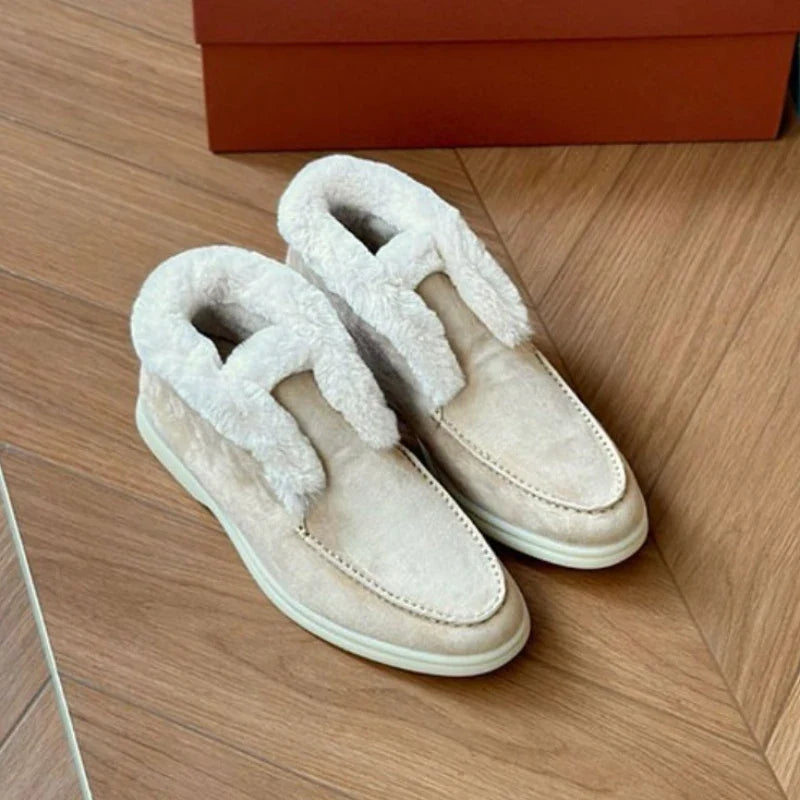 Lila | Shearling-Lined Loafer Boots