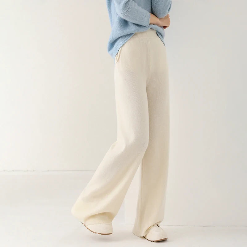 Gracieuse | 100% Merino Wool Knit Pants