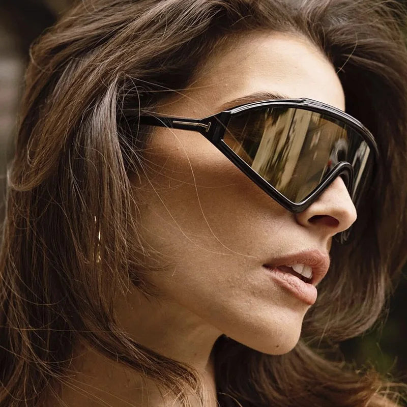 Wraparound Shield UV400 Sunglasses