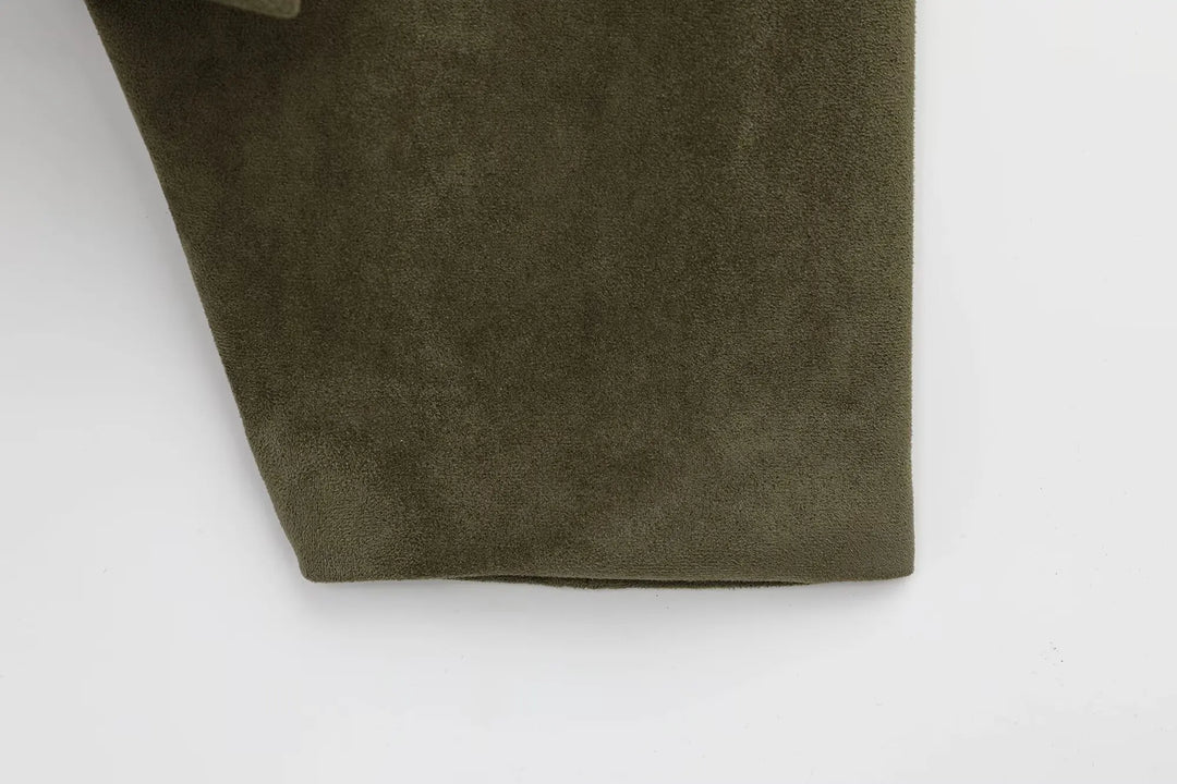 Roseanne | Oversized Suede Bomber