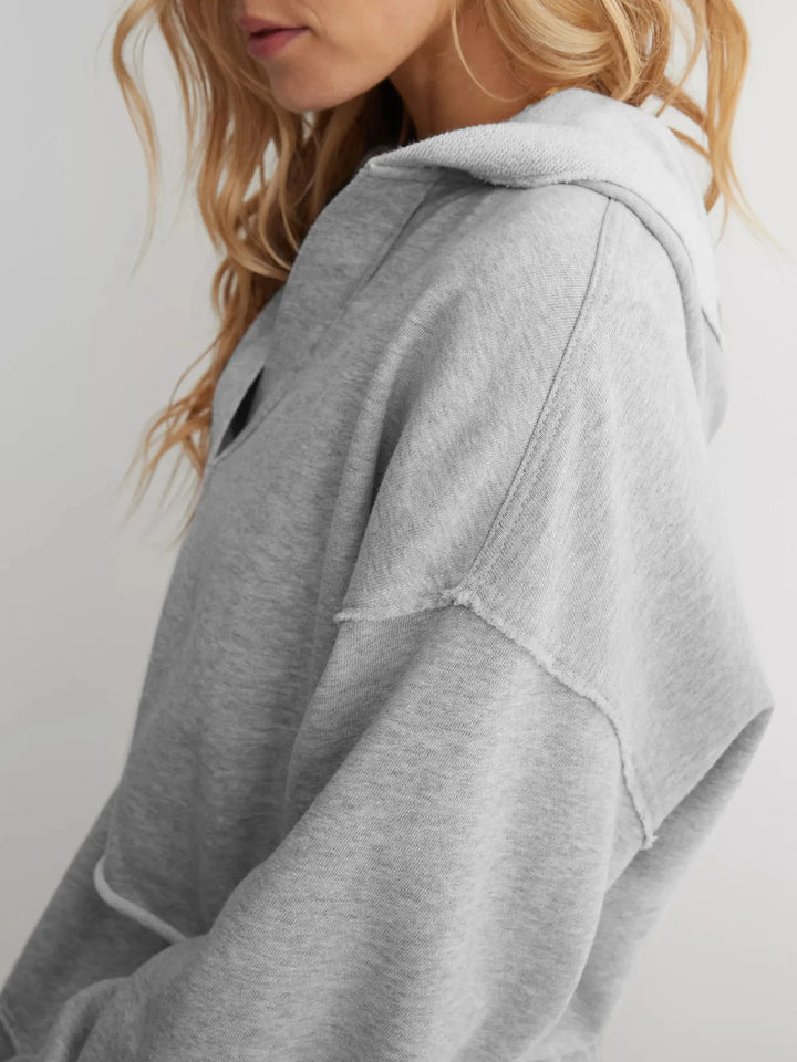 Philippa | 50% Cotton Cropped Hoodie