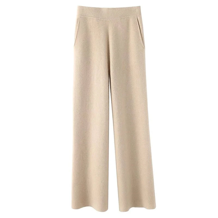 Hedwige | High Waist Cashmere Blend Pants