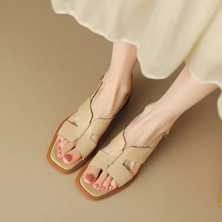 Mathilda | Sheepskin Lined Bow Sandals