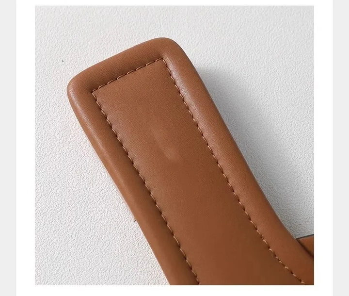 Audette | Interlaced Leather Slides