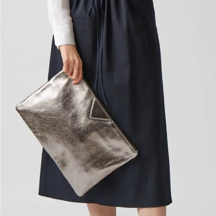 Metallic Hard Shell Evening Clutch