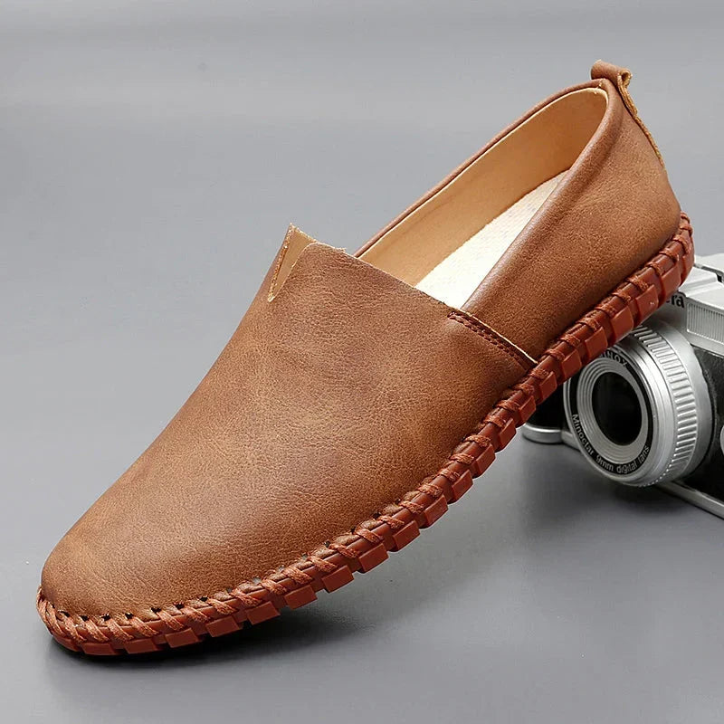 Colomban | Hand Stitched Leather Loafers