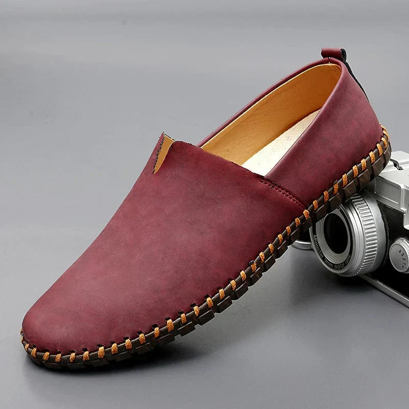 Colomban | Hand Stitched Leather Loafers