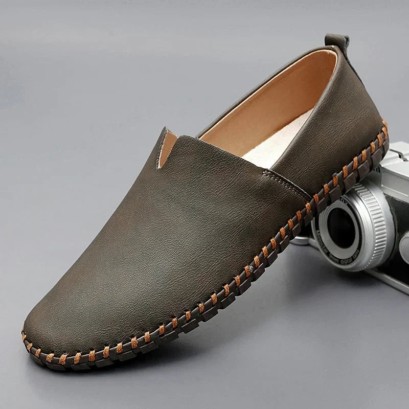 Colomban | Hand Stitched Leather Loafers