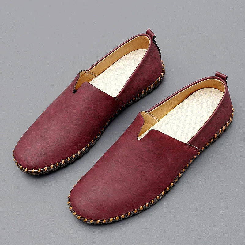 Colomban | Hand Stitched Leather Loafers