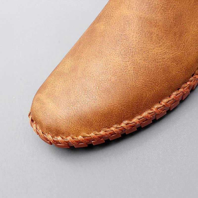 Colomban | Hand Stitched Leather Loafers