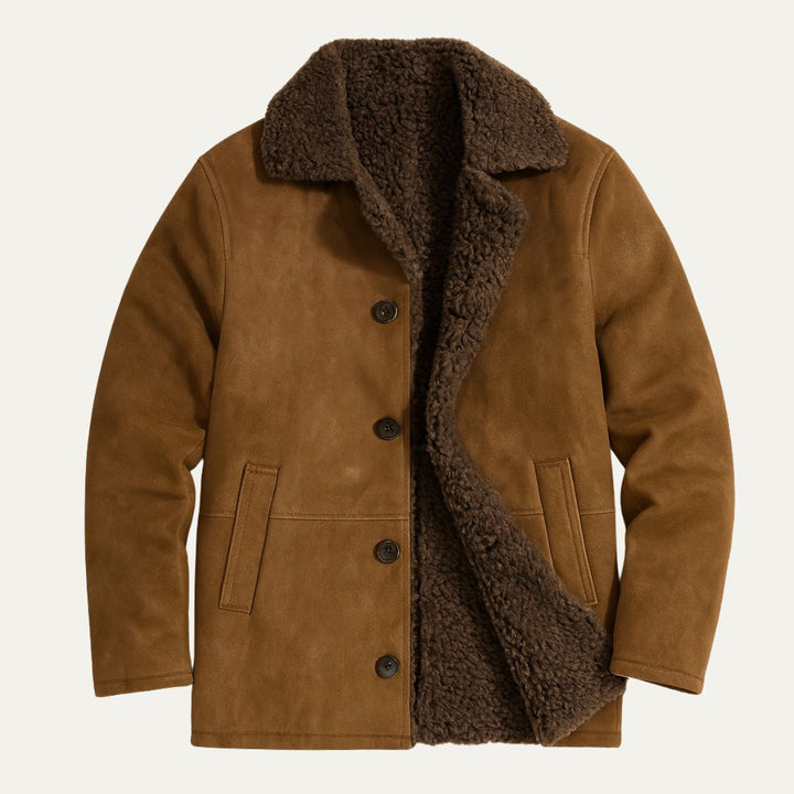 Gedeon | Shearling Collar Overcoat