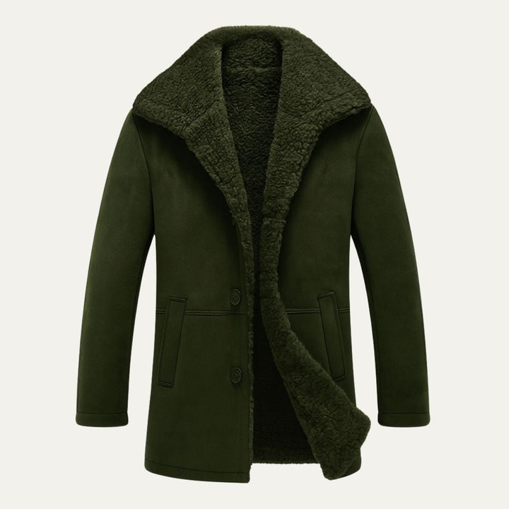 Gedeon | Shearling Collar Overcoat
