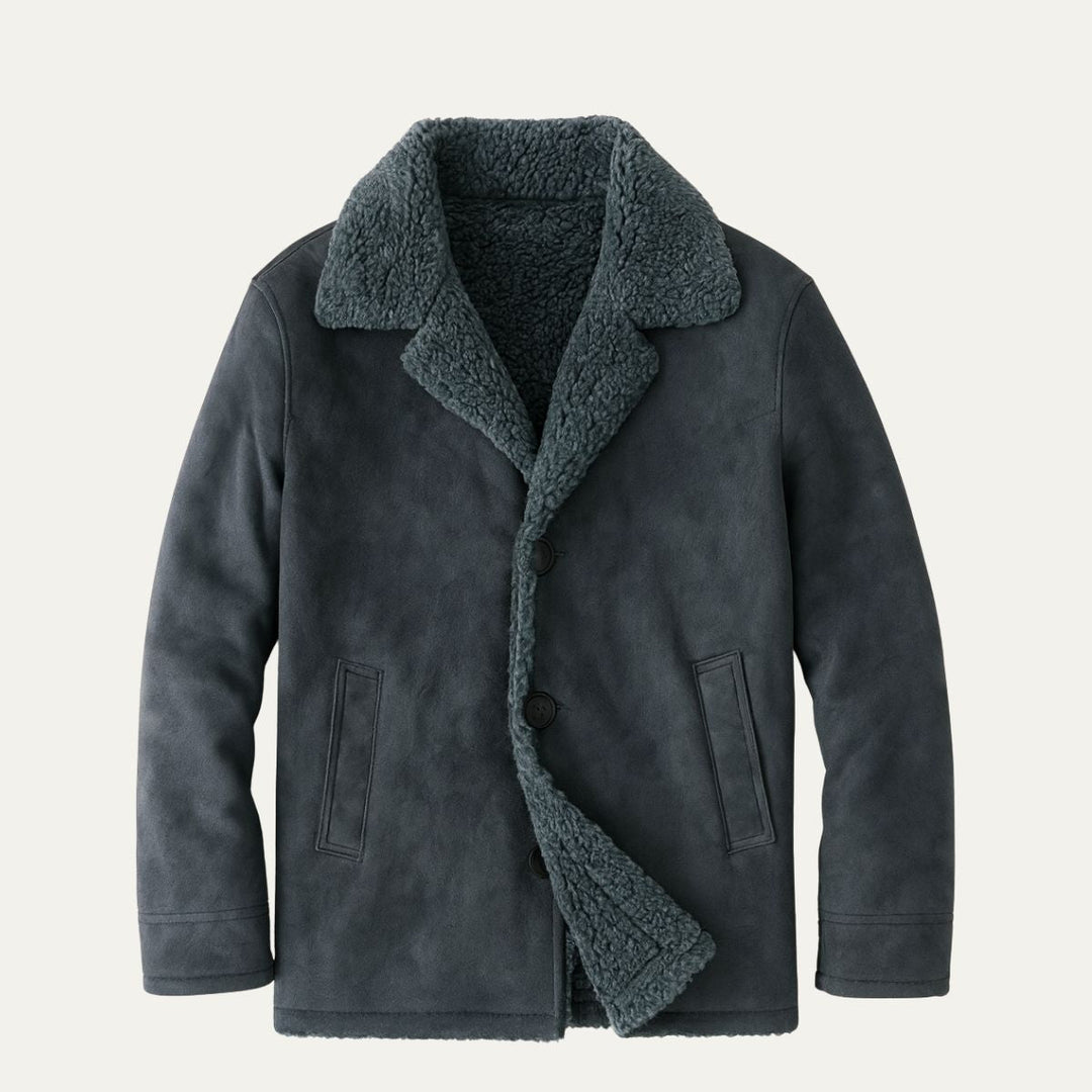 Gedeon | Shearling Collar Overcoat