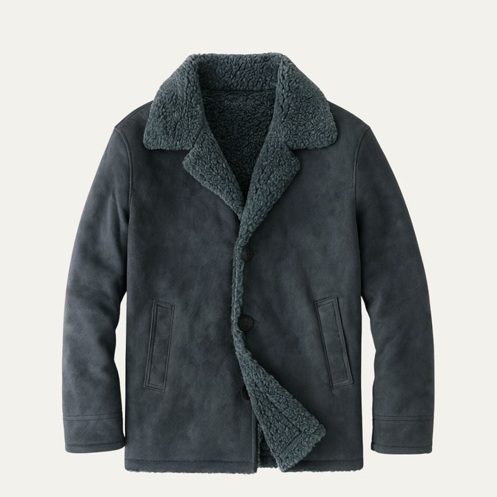 Gedeon | Shearling Collar Overcoat