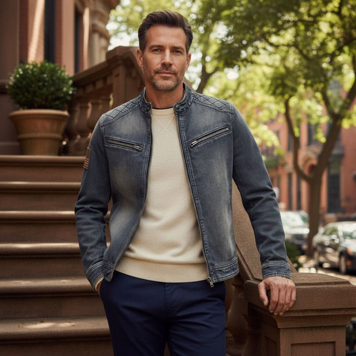 Placide | Heavy Washed Denim Jacket