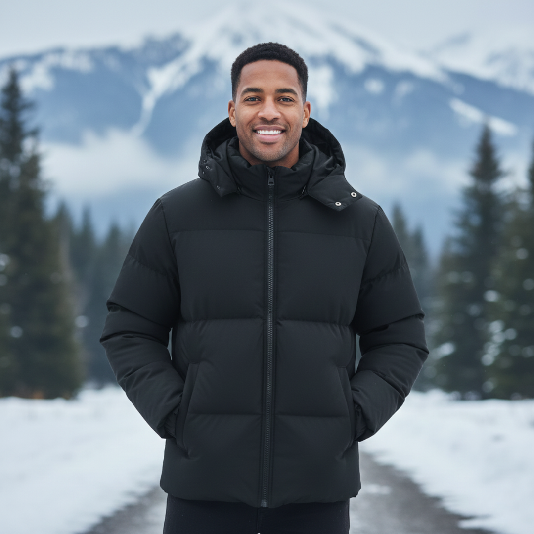Nestor | Quilted Hooded Puffer Jacket