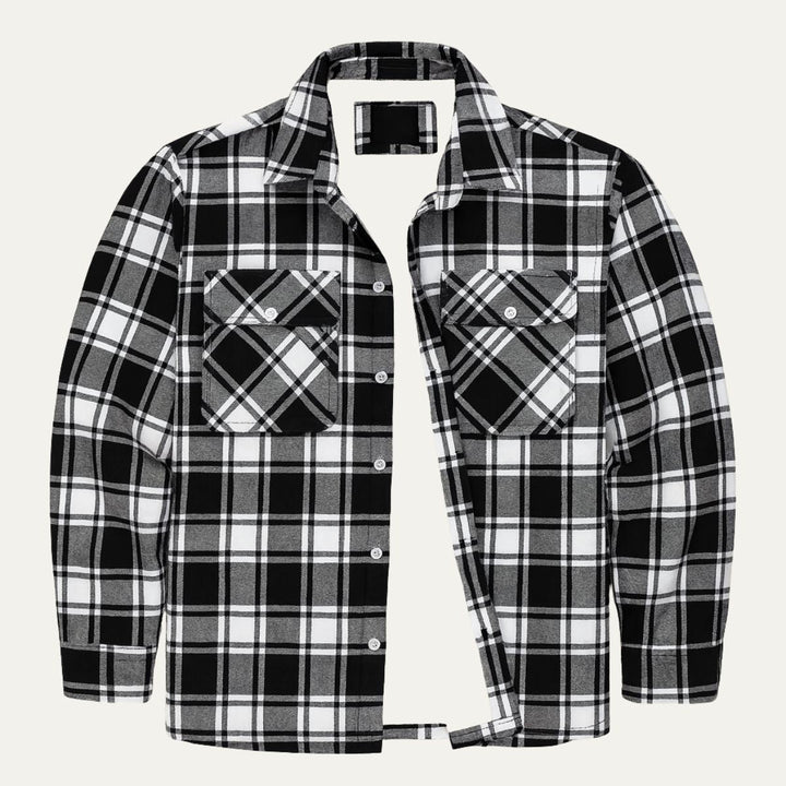 Lambert | Fleece Lined Plaid Work Jacket