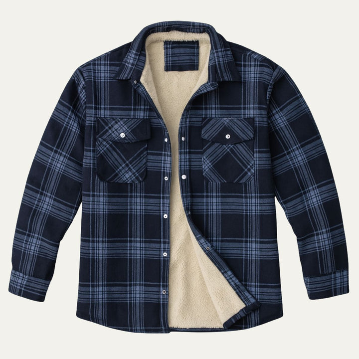 Lambert | Fleece Lined Plaid Work Jacket