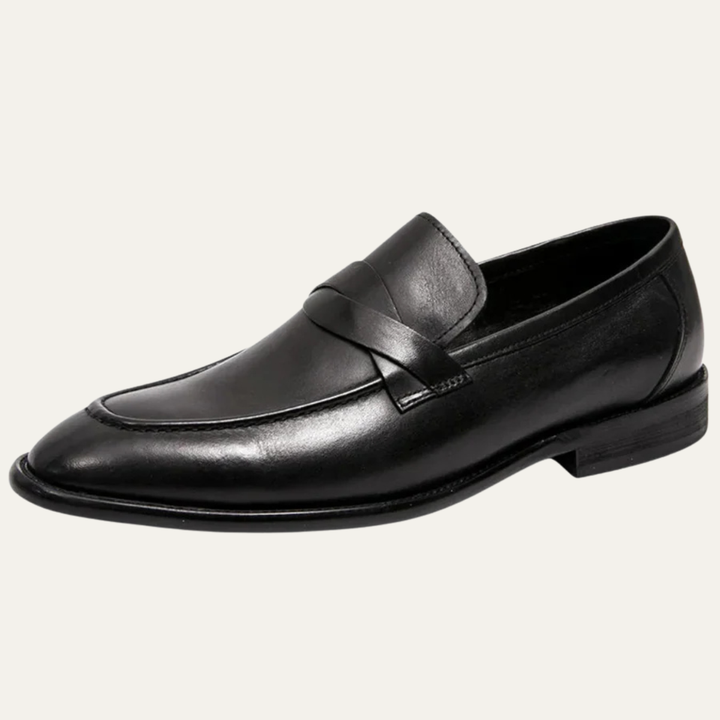 Evariste | Leather Penny Loafers