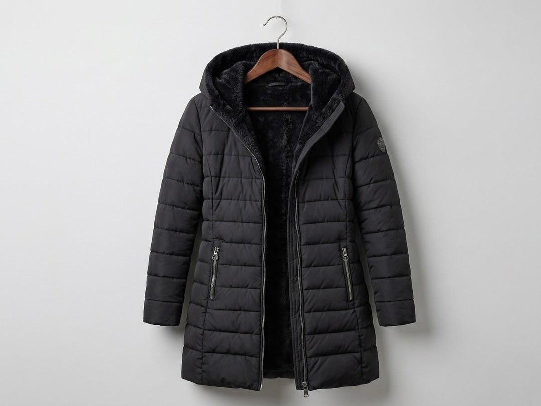 Georgina | Fleece Lined Quilted A-Line Coat