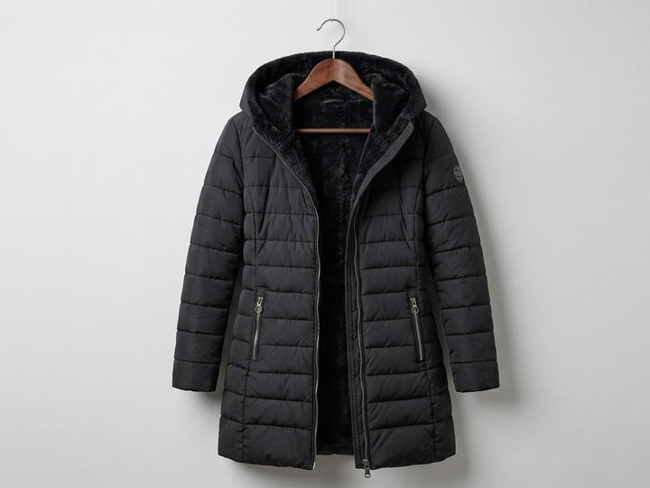 Georgina | Fleece Lined Quilted A-Line Coat