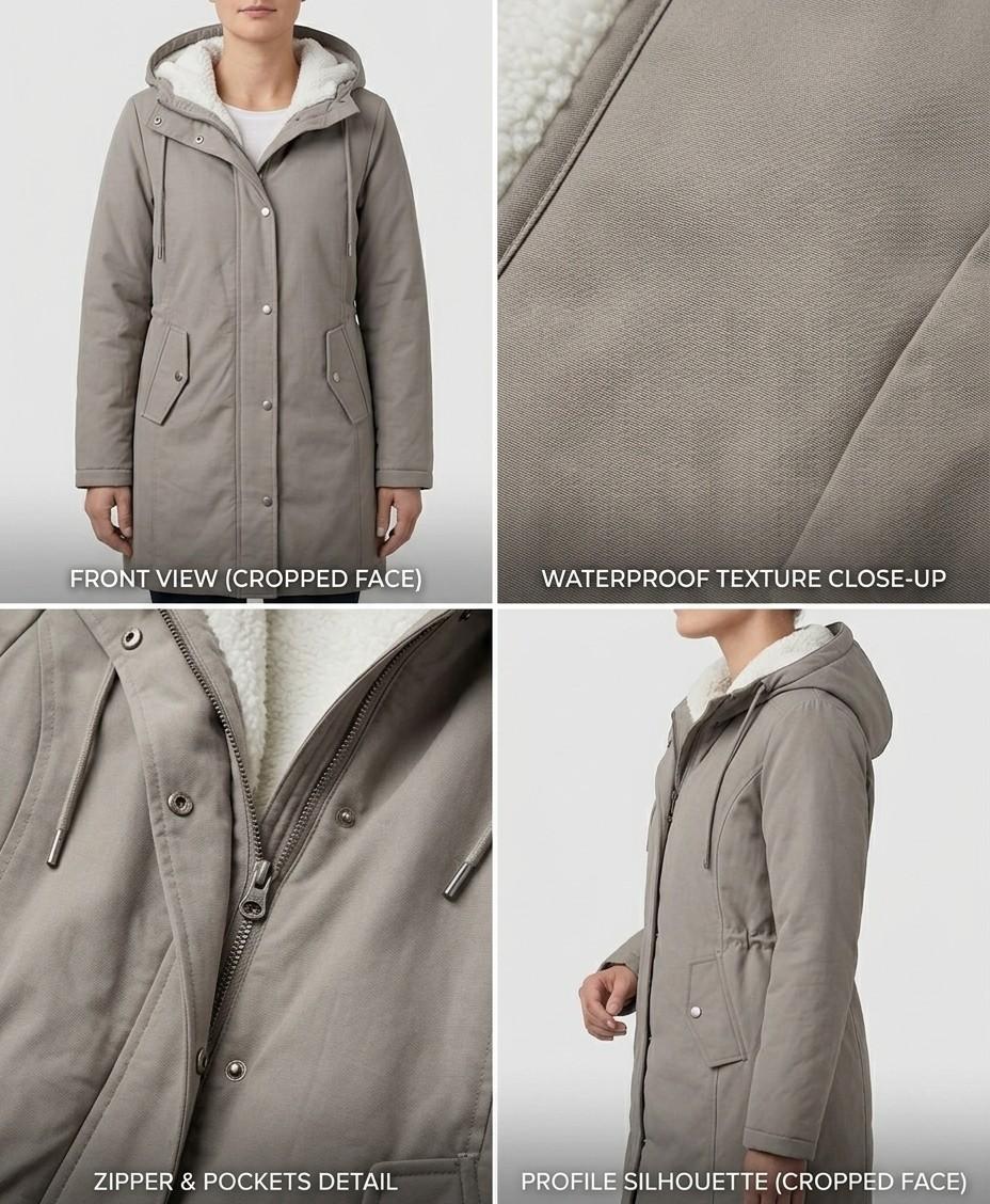 Amélie™ | Fleece-Lined Waterproof Parka