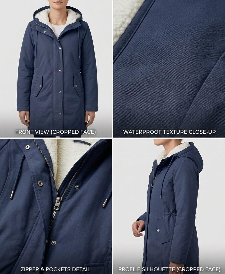 Amélie™ | Fleece-Lined Waterproof Parka