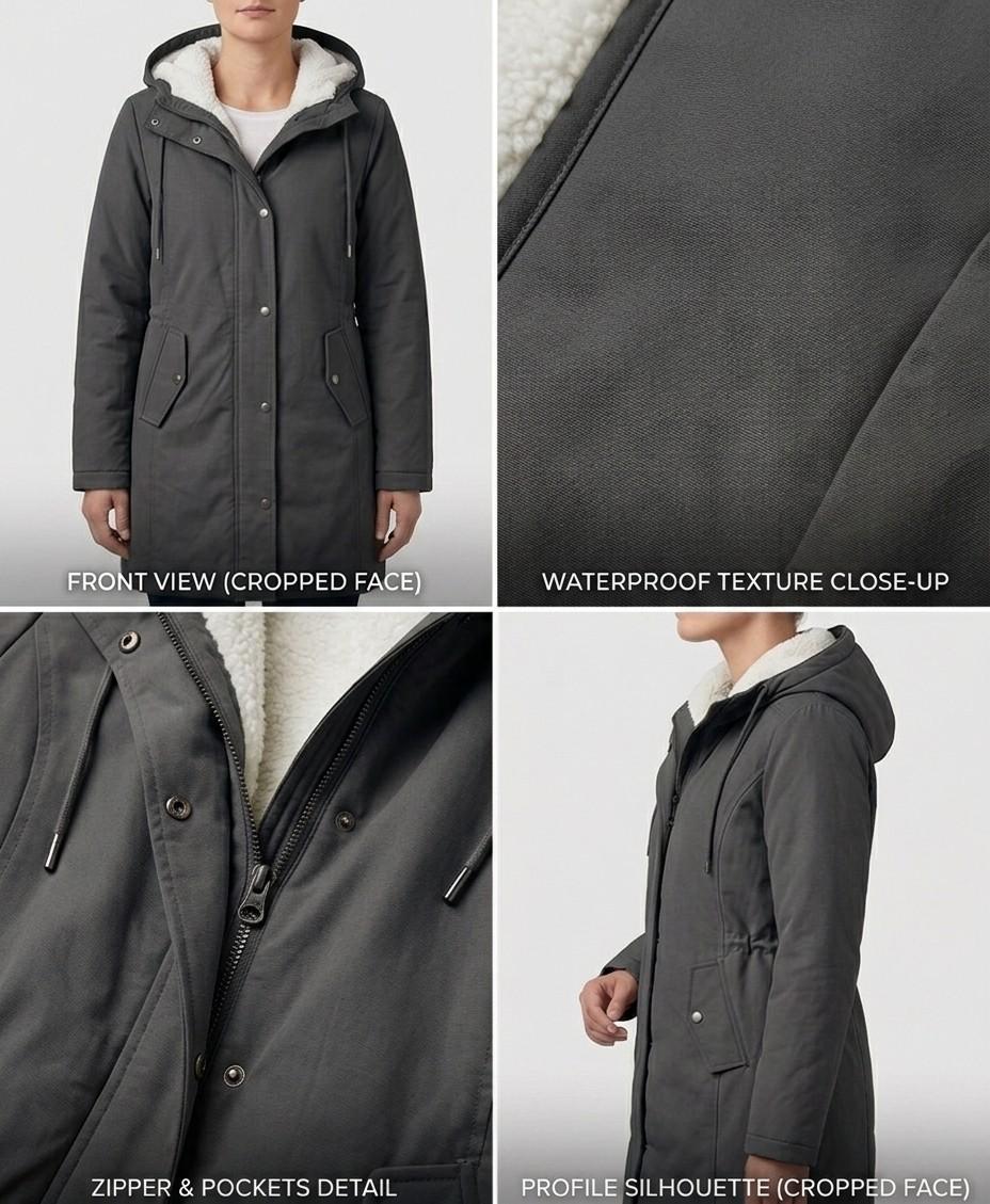 Amélie™ | Fleece-Lined Waterproof Parka