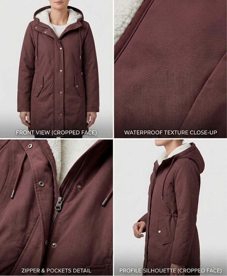 Amélie™ | Fleece-Lined Waterproof Parka
