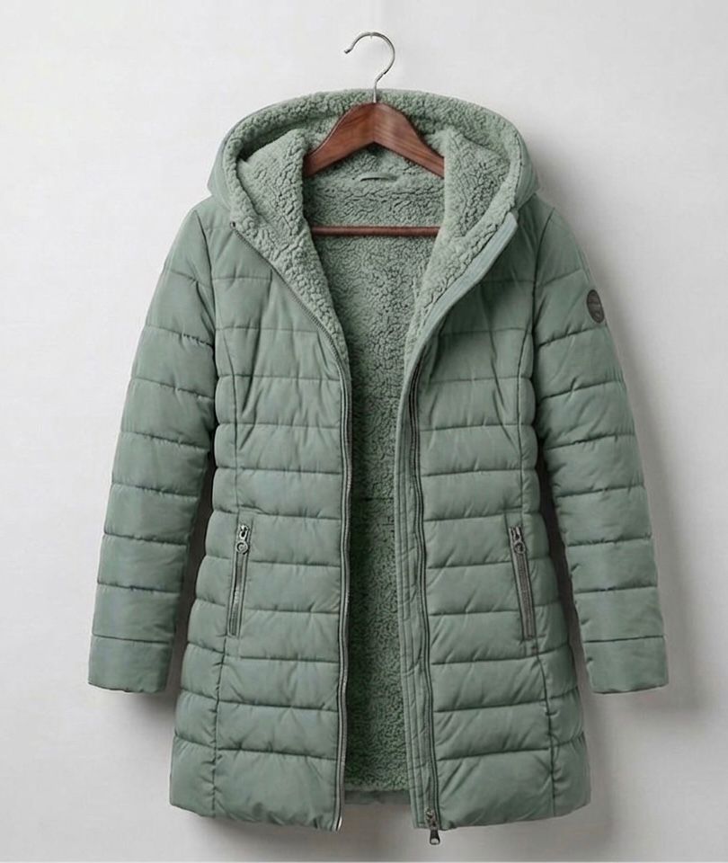 Georgina | Fleece Lined Quilted A-Line Coat