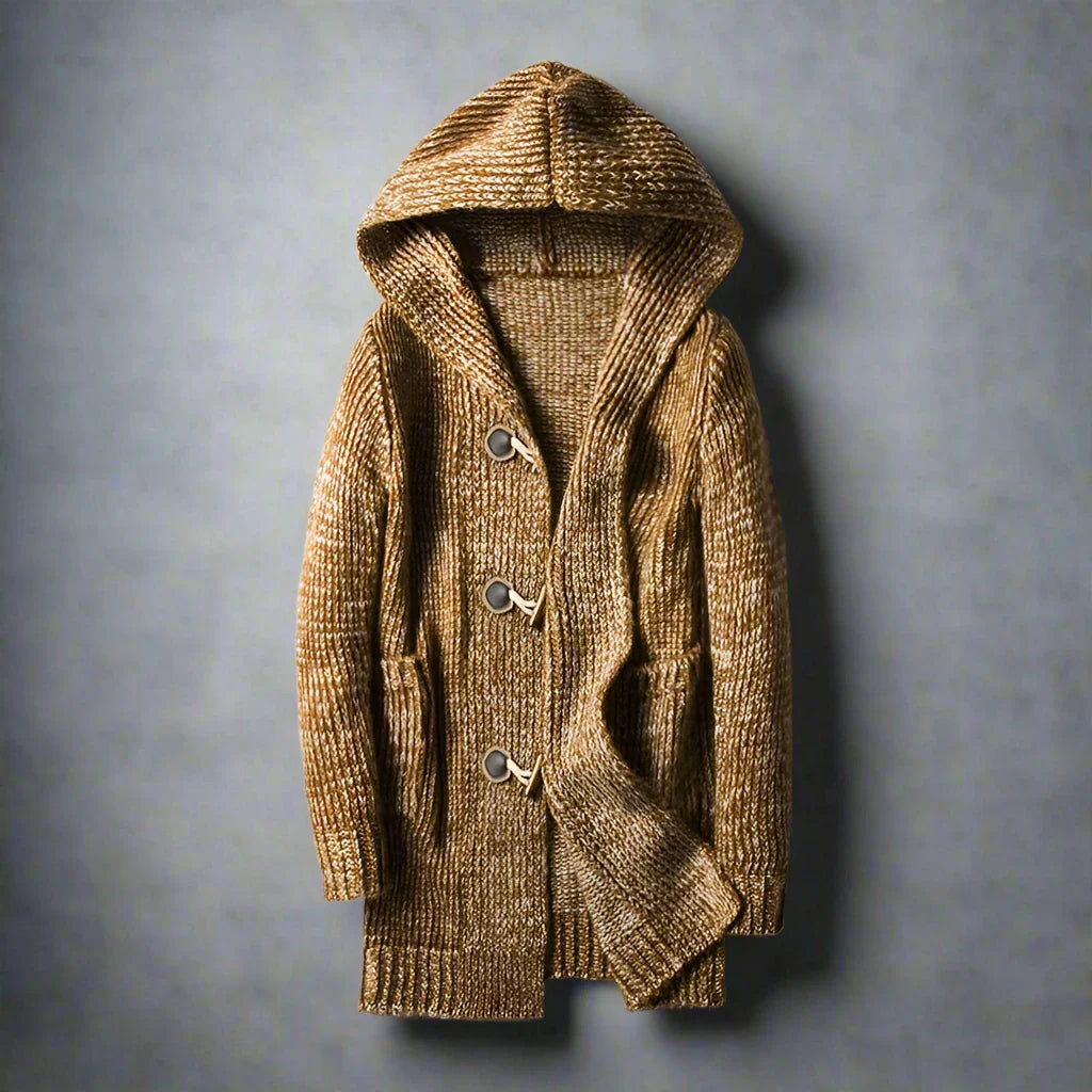 Cyprien | Wool Blend Hooded Cardigan