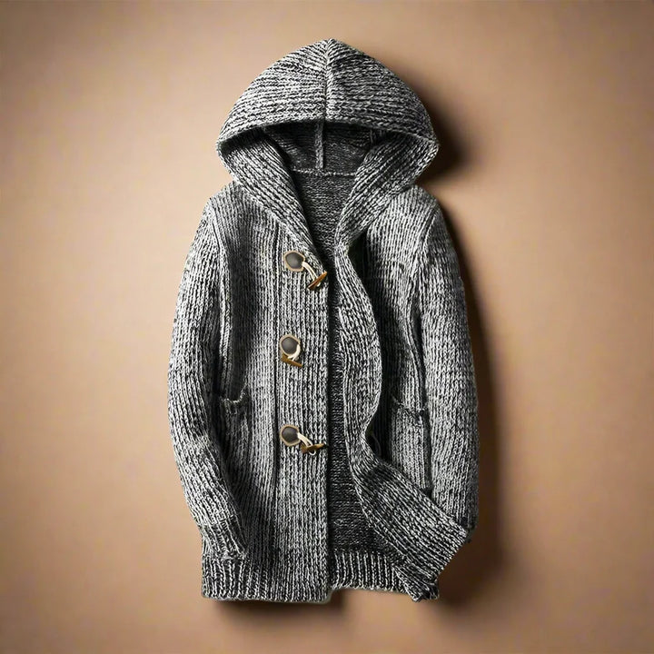 Cyprien | Wool Blend Hooded Cardigan