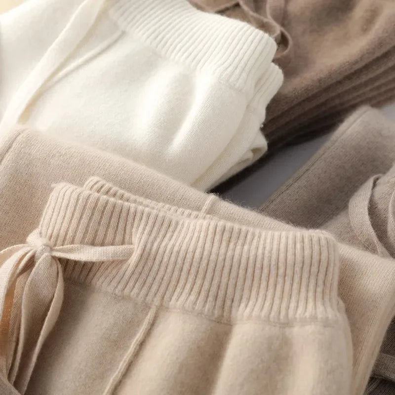 Guillemette | Cashmere Blend Knit Pants