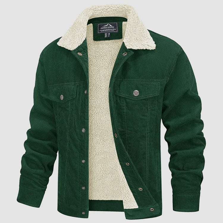 Oscar | Sherpa Lined Corduroy Jacket