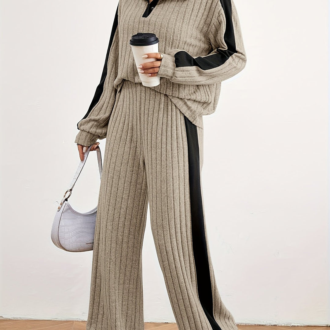 Hermance | Contrast Bound Two Piece Set