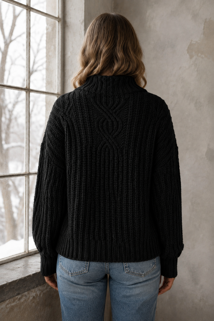 Aerynna | Sophisticated Sweater - Black