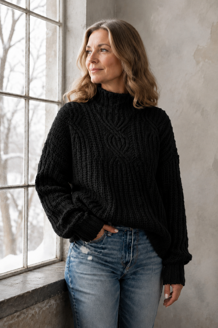 Aerynna | Sophisticated Sweater - Black