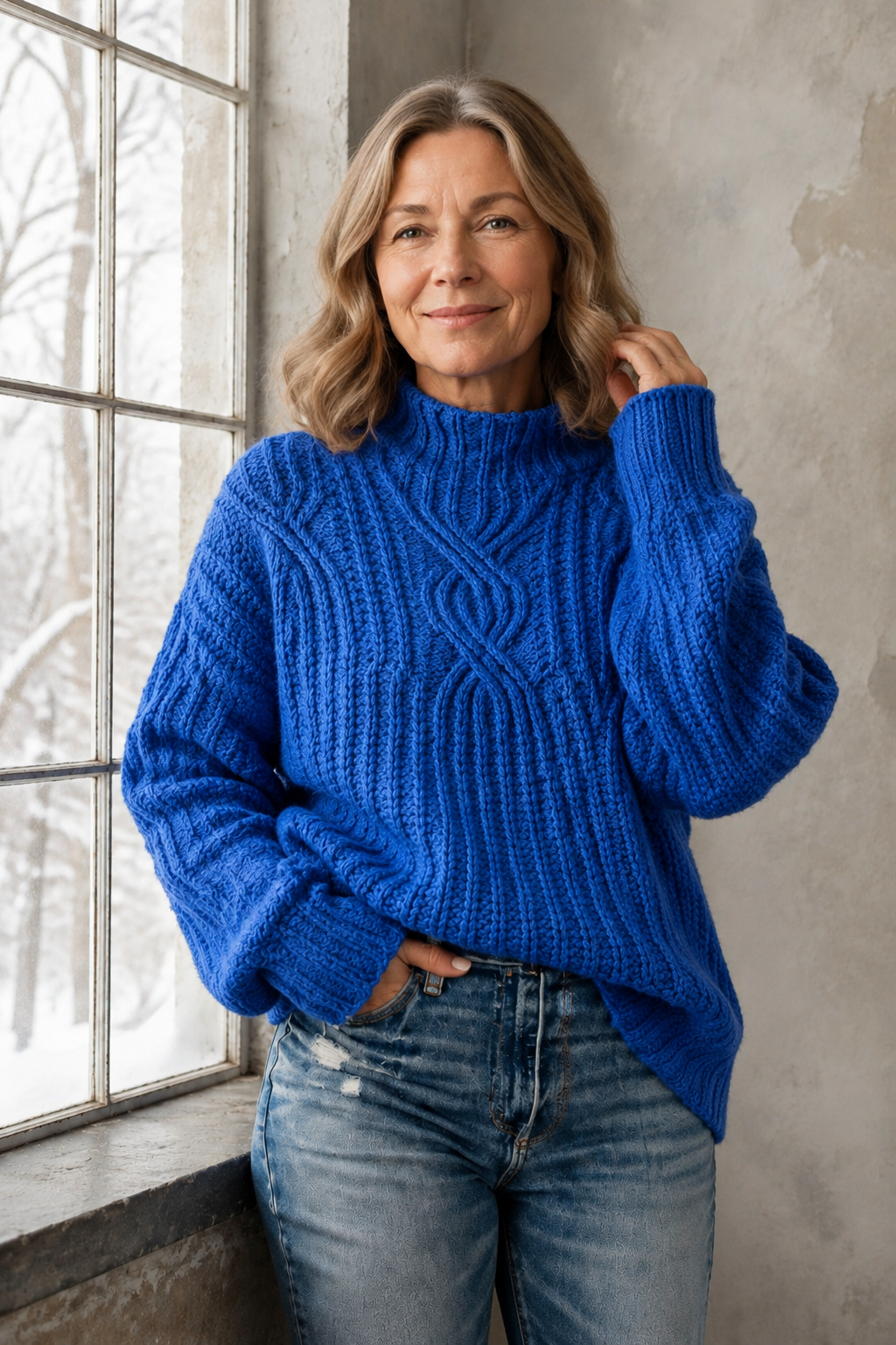 Aerynna | Sophisticated Sweater - Blue