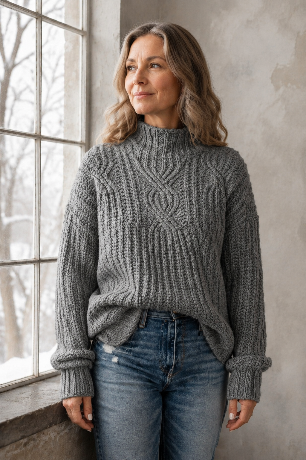 Aerynna | Sophisticated Sweater - Gray