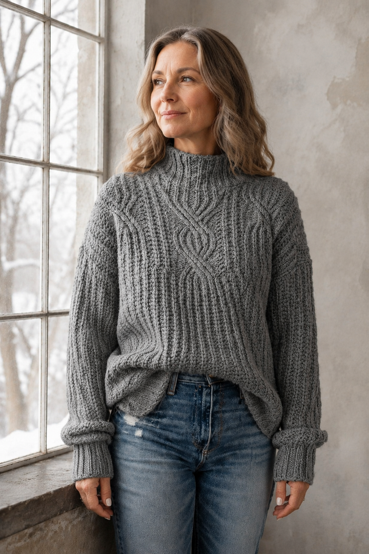 Aerynna | Sophisticated Sweater - Gray