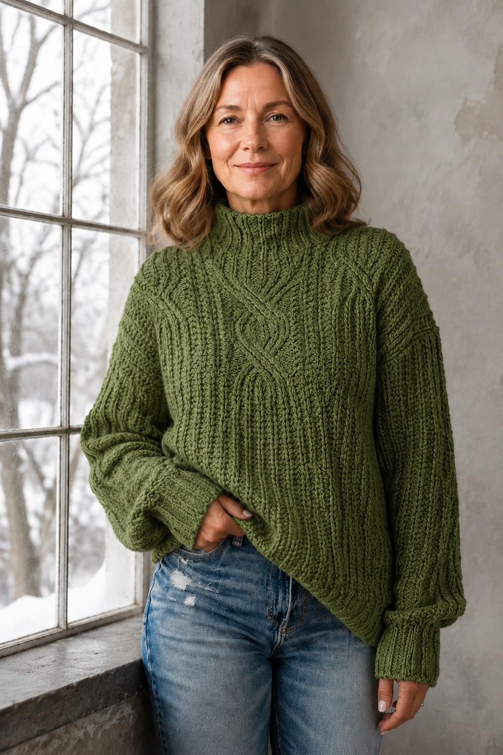 Aerynna | Sophisticated Sweater - Green