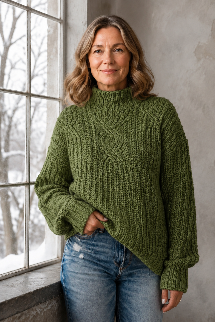 Aerynna | Sophisticated Sweater - Green