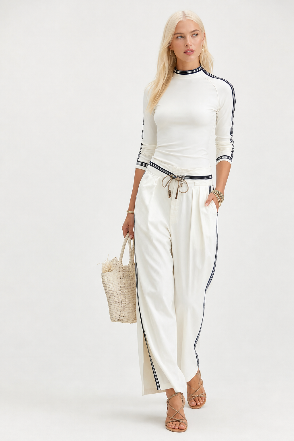 Elodie | Cotton Blend Drawstring Set