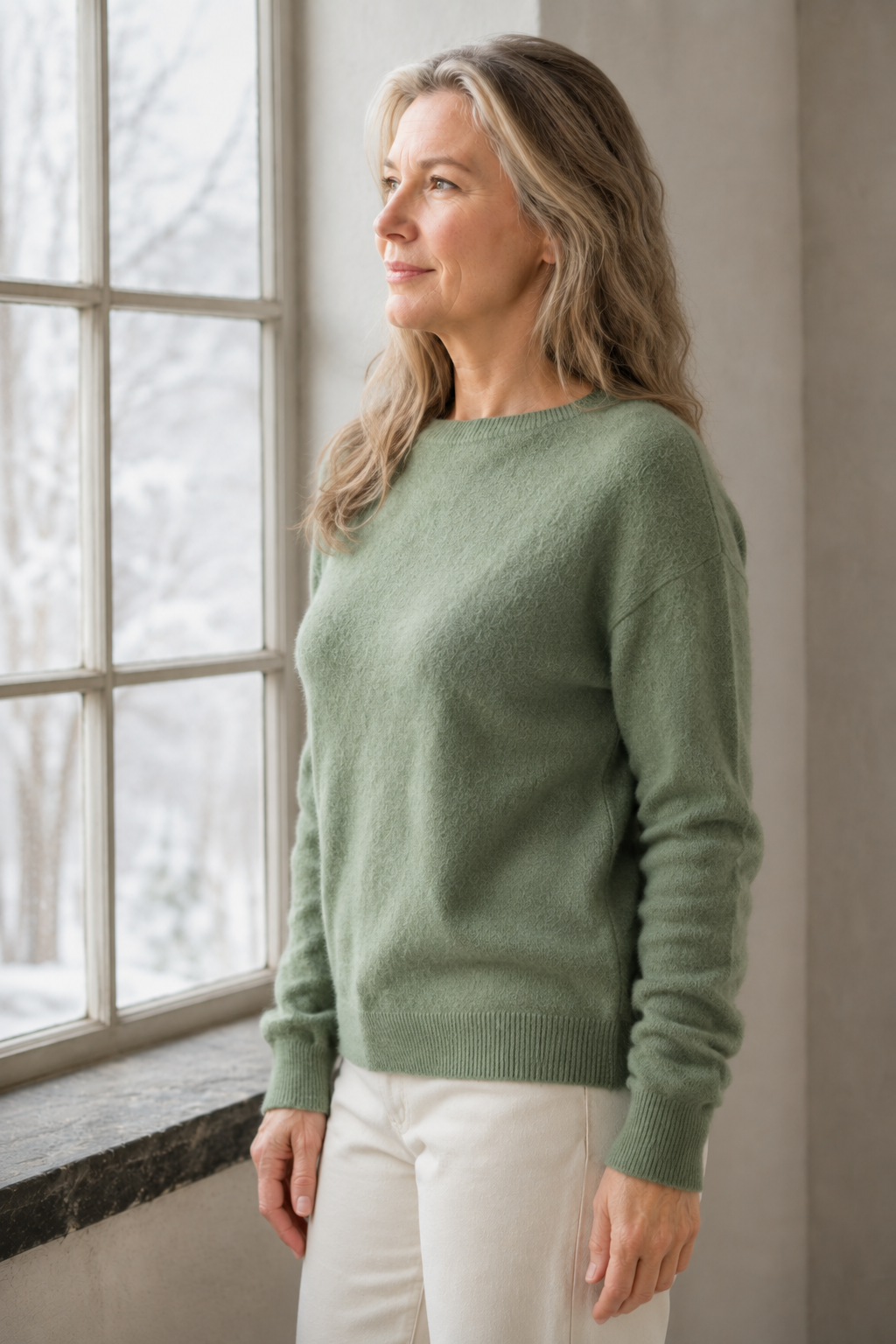 Anette | Warm sweater for cold days - Green