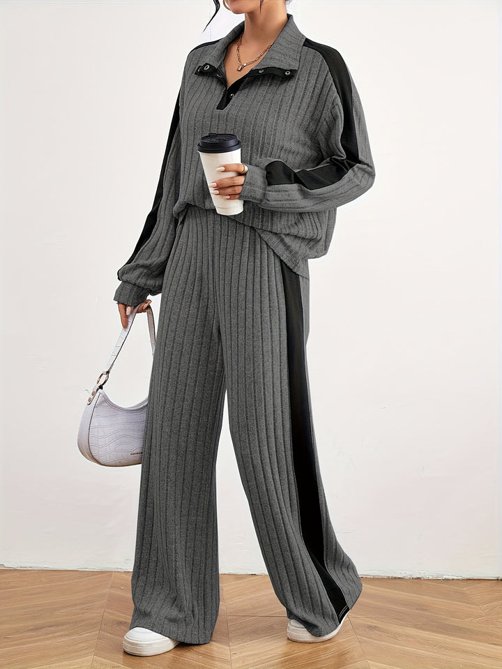 Hermance | Contrast Bound Two Piece Set