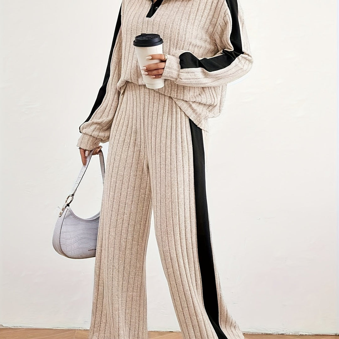 Hermance | Contrast Bound Two Piece Set