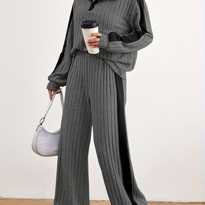 Hermance | Contrast Bound Two Piece Set