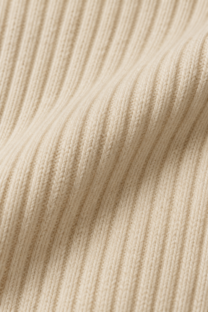 Belted Knit Midi Dress fabric close-up