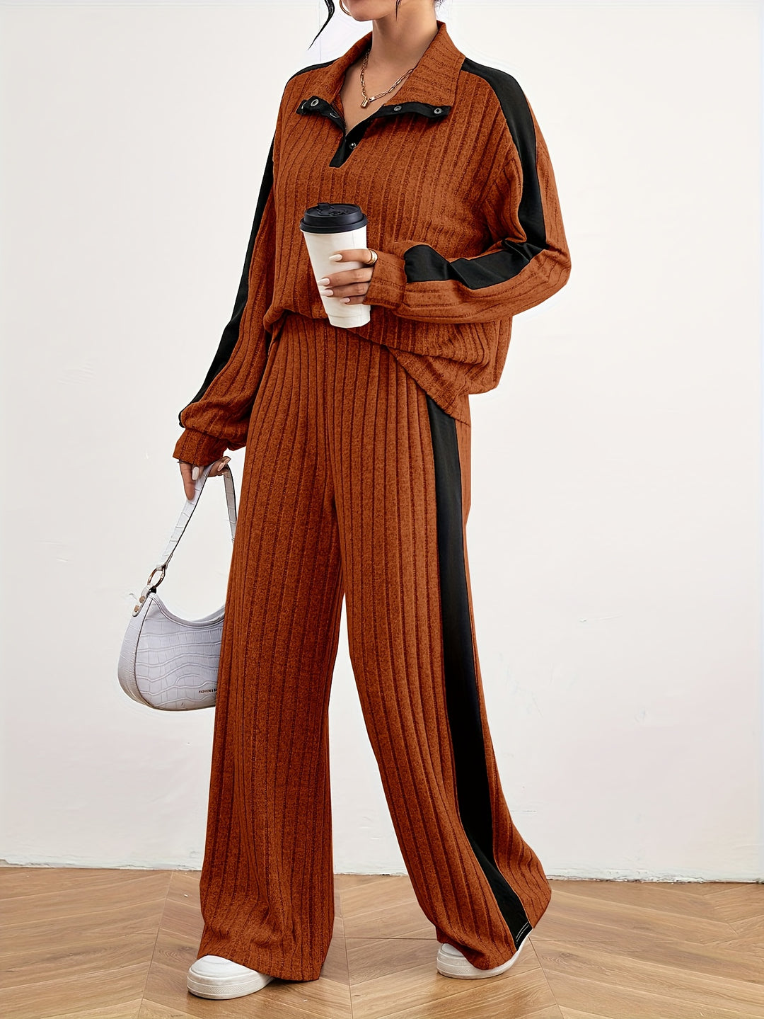 Hermance | Contrast Bound Two Piece Set