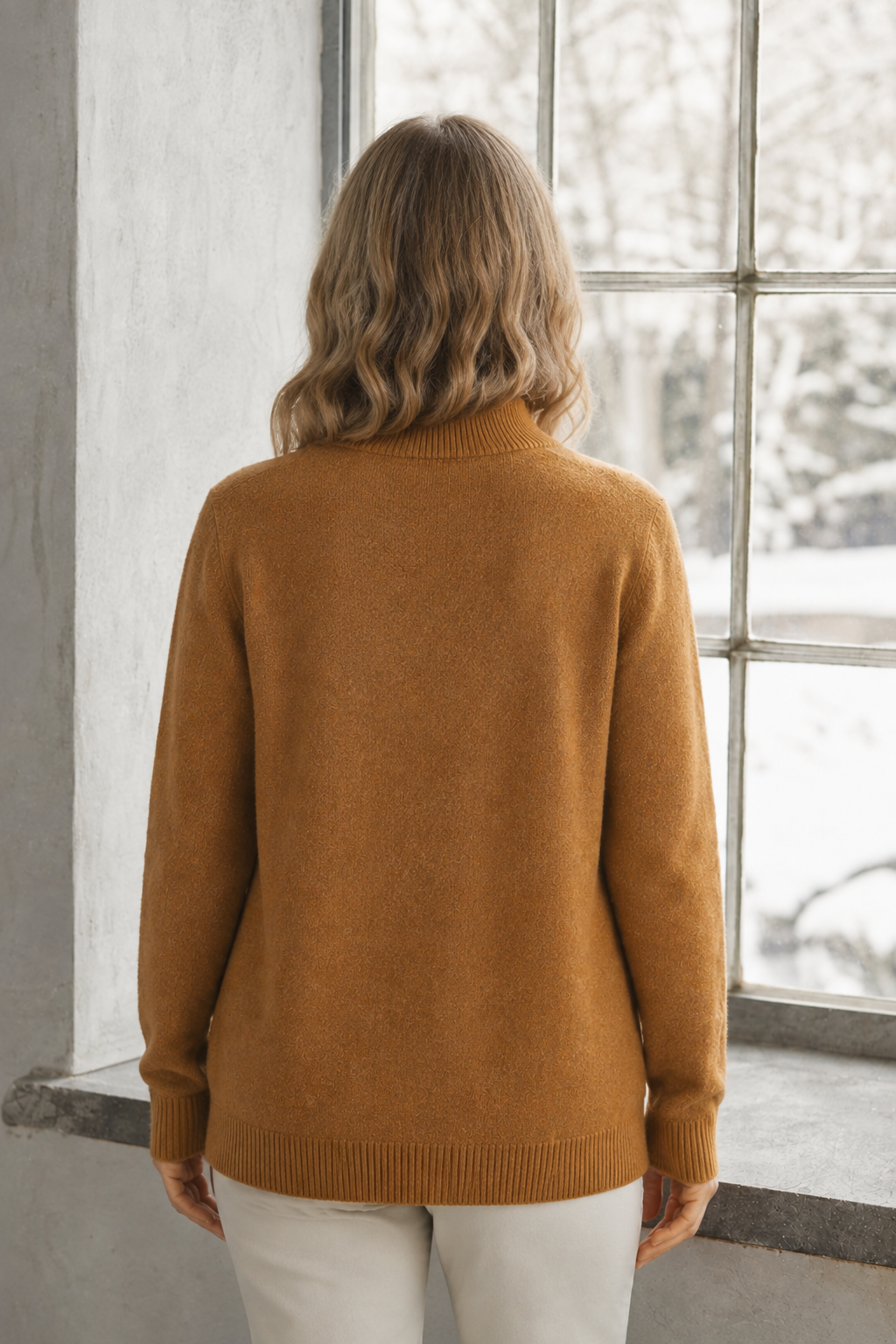 Charlene | Open Front Cardigan - Orange
